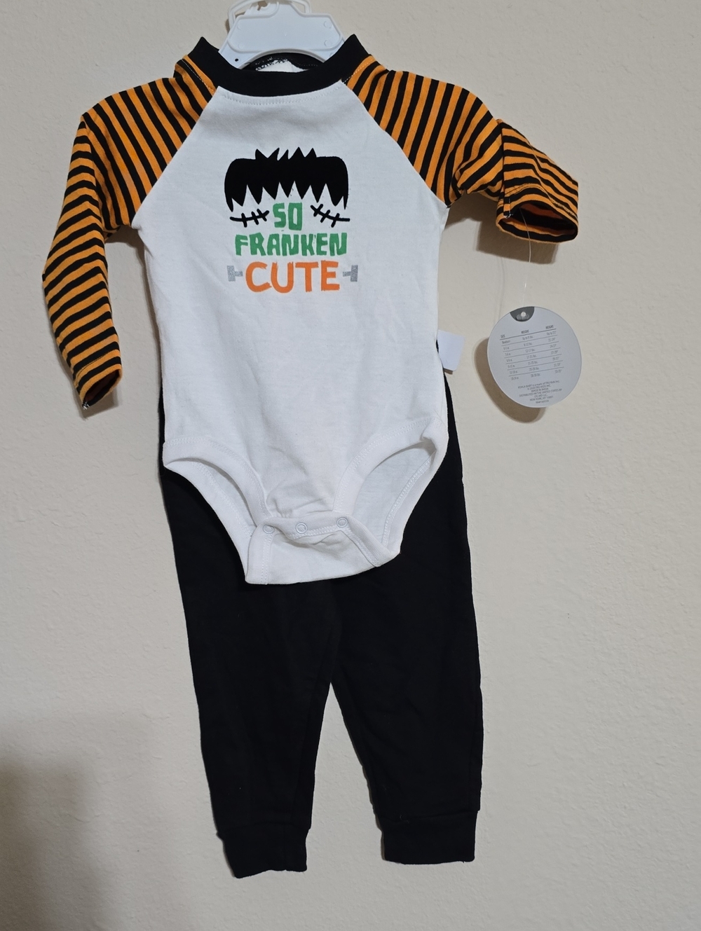 NWT Koala Kids Baby Boys Halloween Outfit Size 6-9 Months